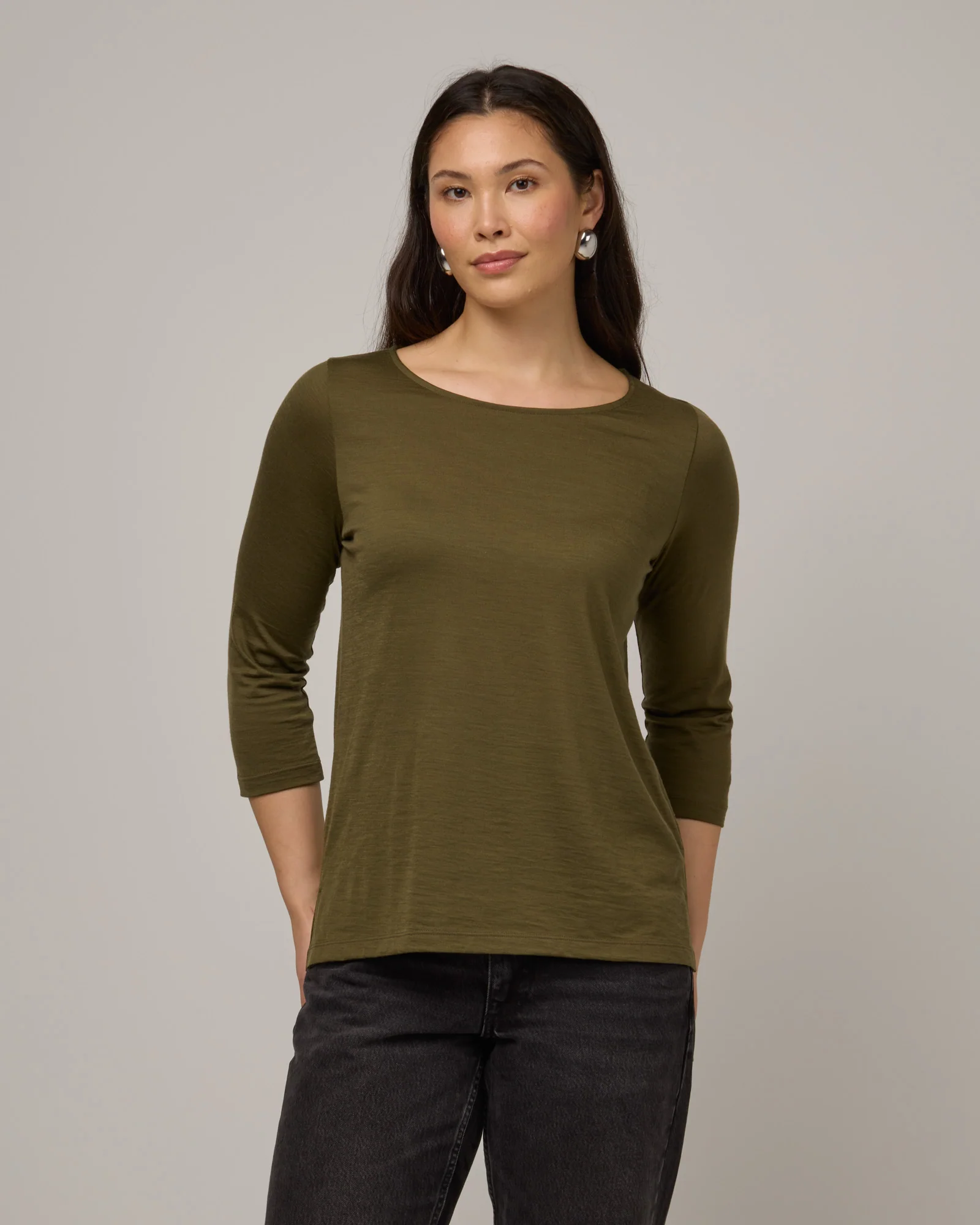 Colette Quarter-Sleeve Top