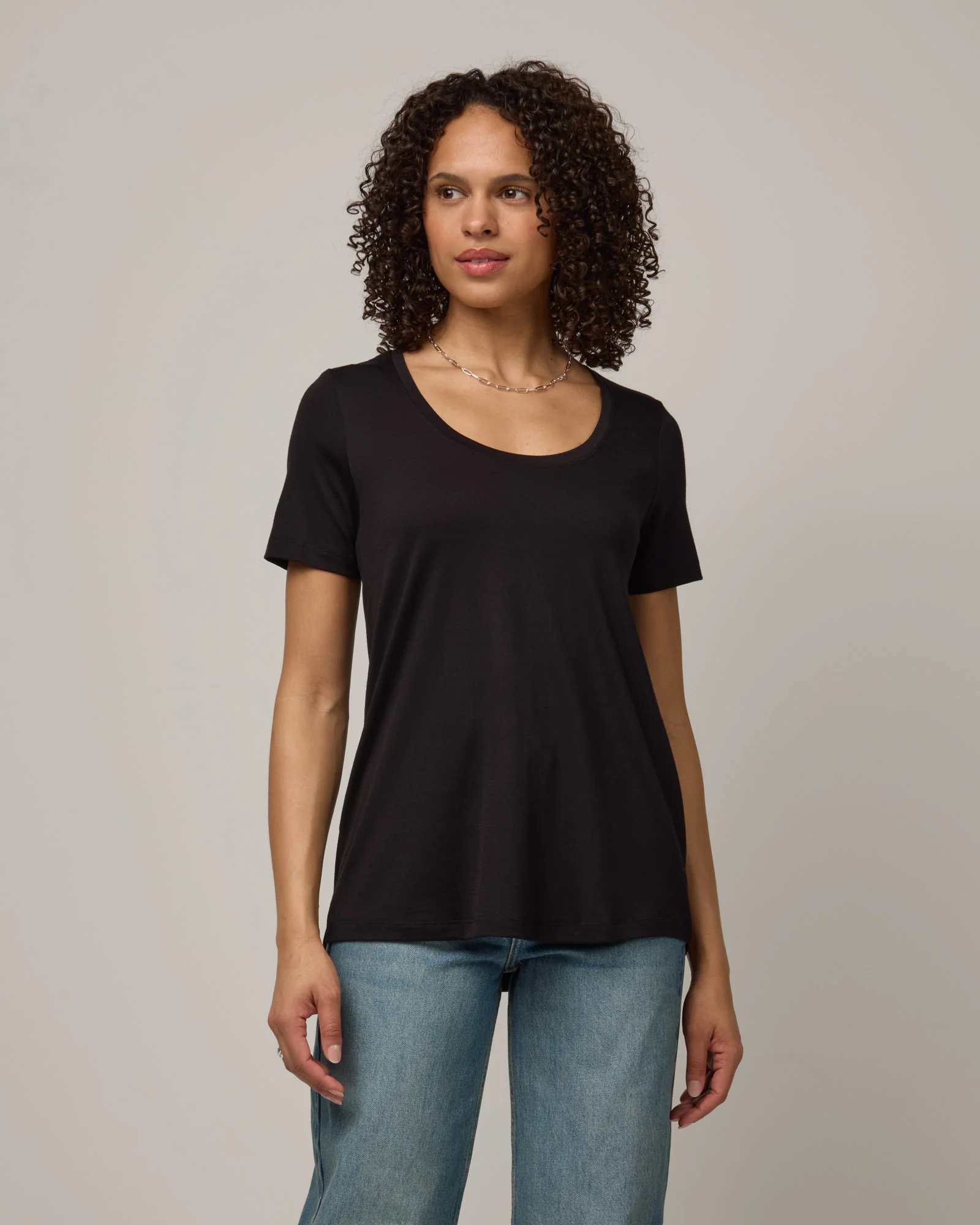 Stella Signature Scoop Neck Tee - Image 2